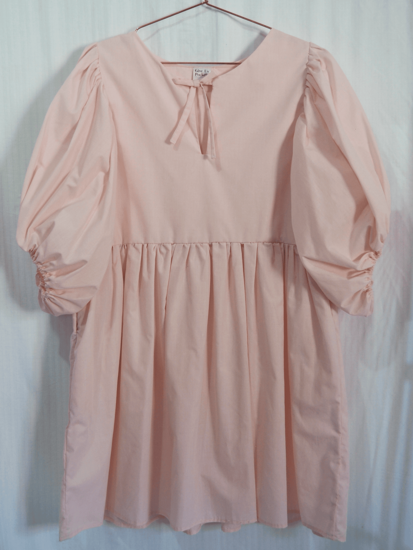 Bubble Dress in Pink Lawn (XS)