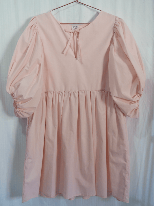 Bubble Dress in Pink Lawn (XS)
