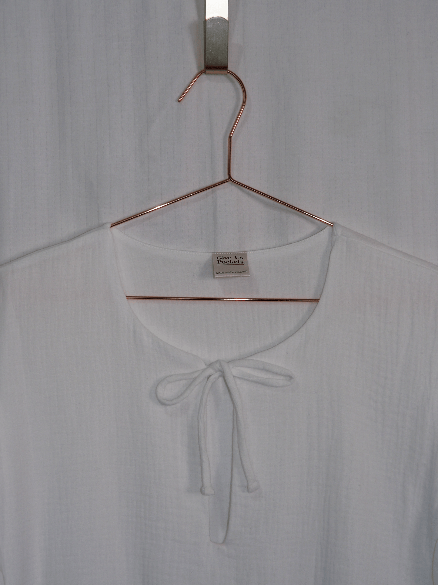 Bubble Dress in White Double Muslin