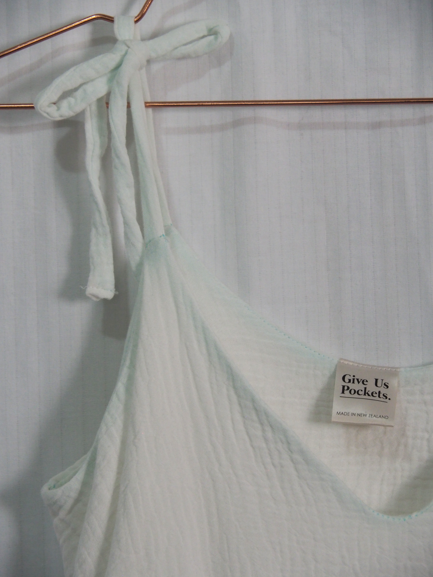 Fawn Dress in White Double Muslin (S)