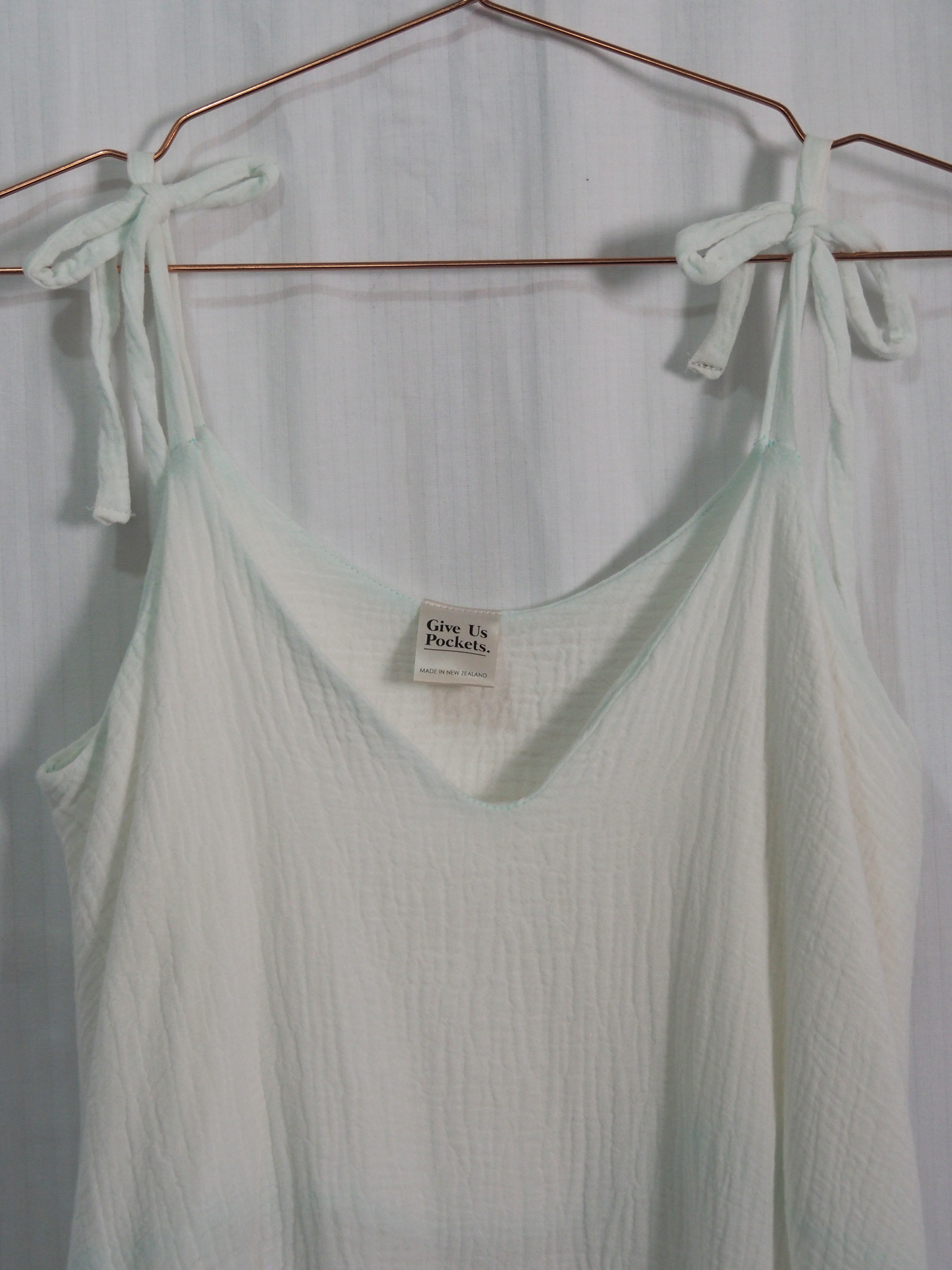 Fawn Dress in White Double Muslin (S)