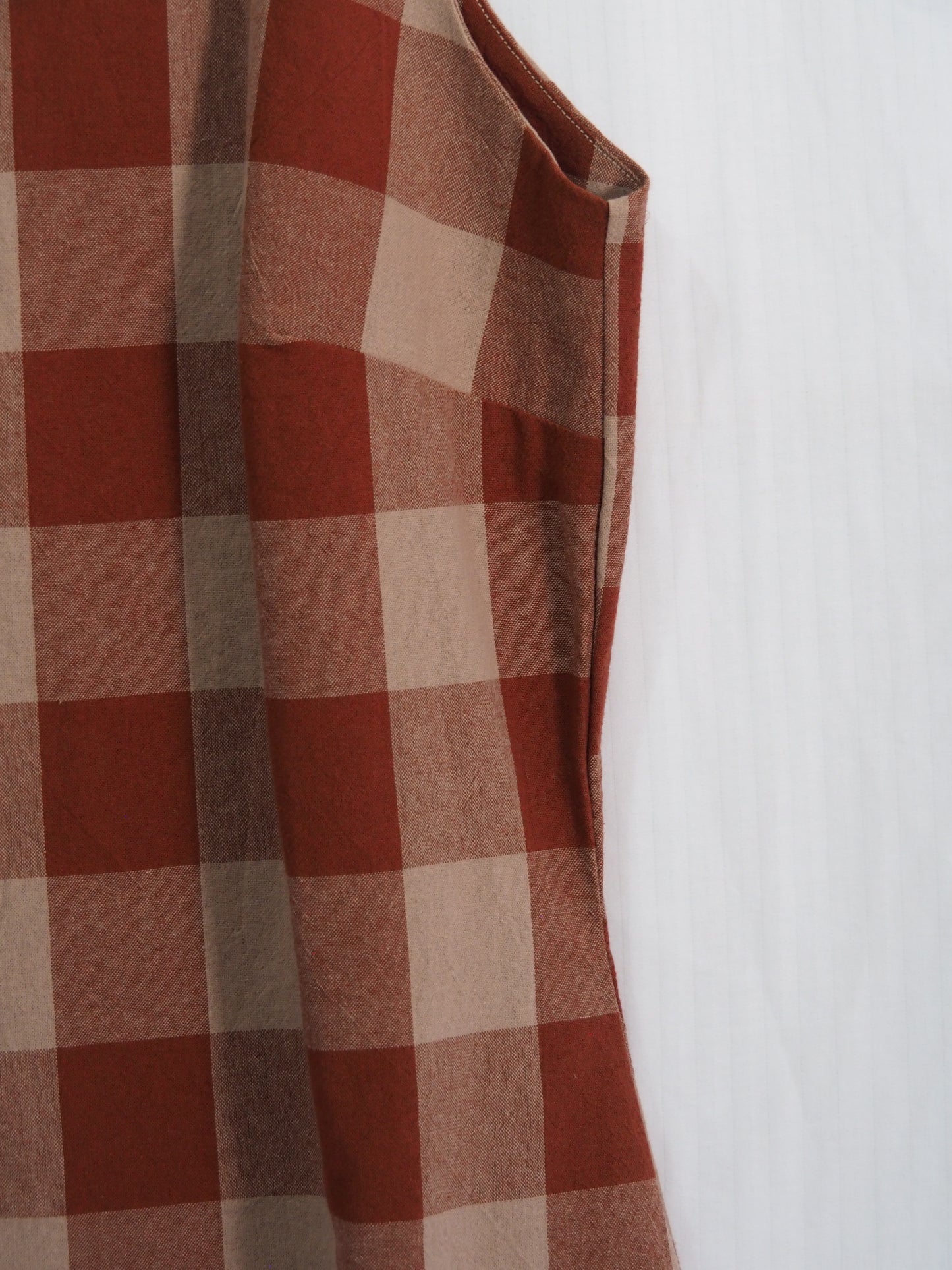 Rove Mini Dress in Berry Gingham