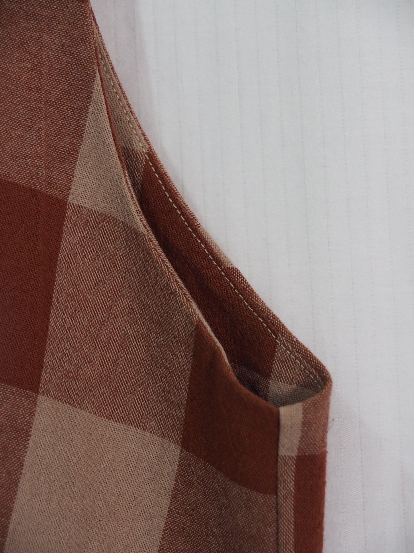 Rove Mini Dress in Berry Gingham