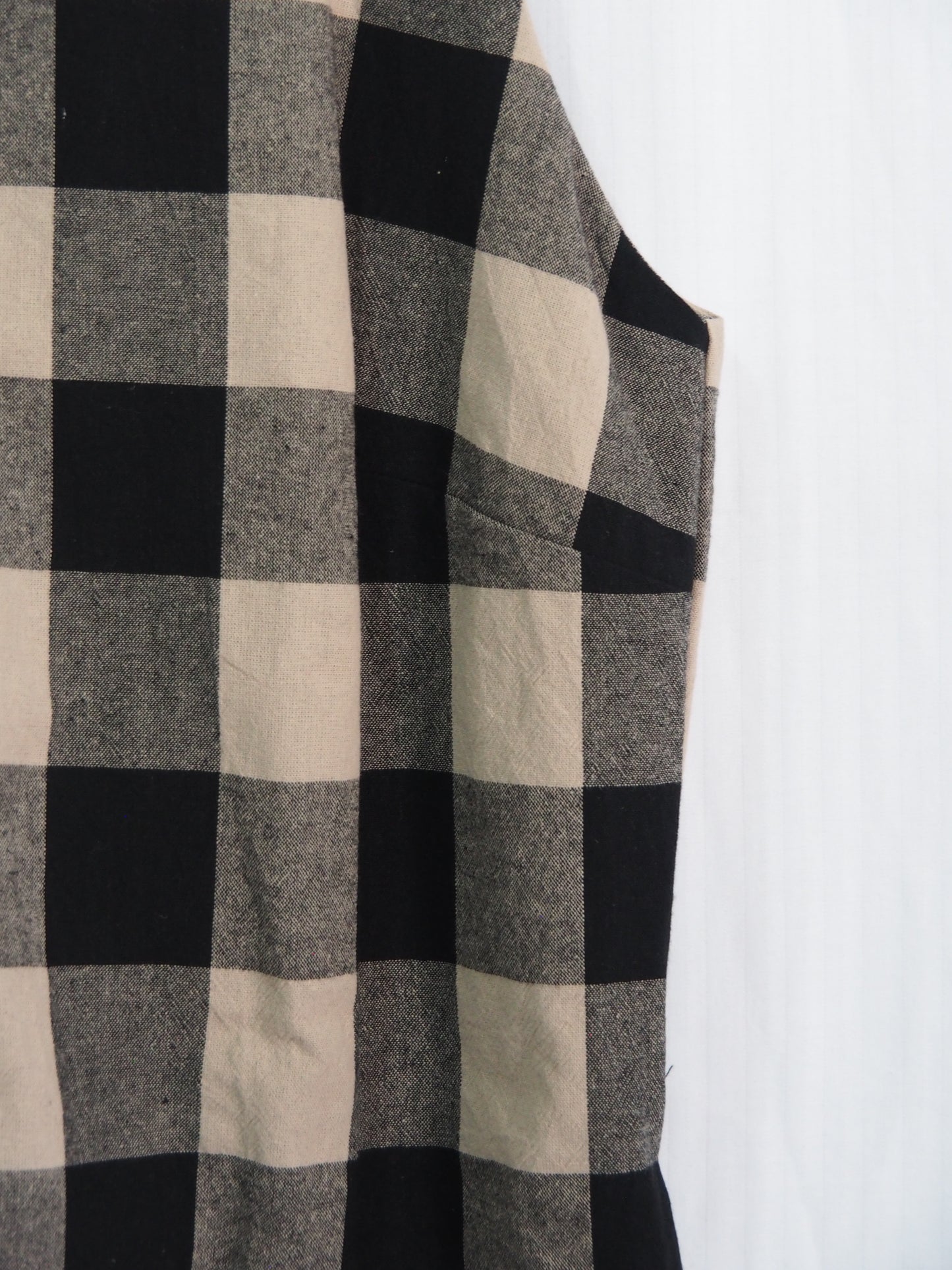 Rove Mini Dress in Black Gingham