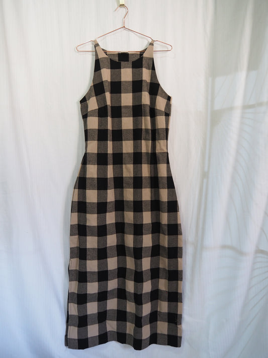 Rove Maxi Dress in Black Gingham