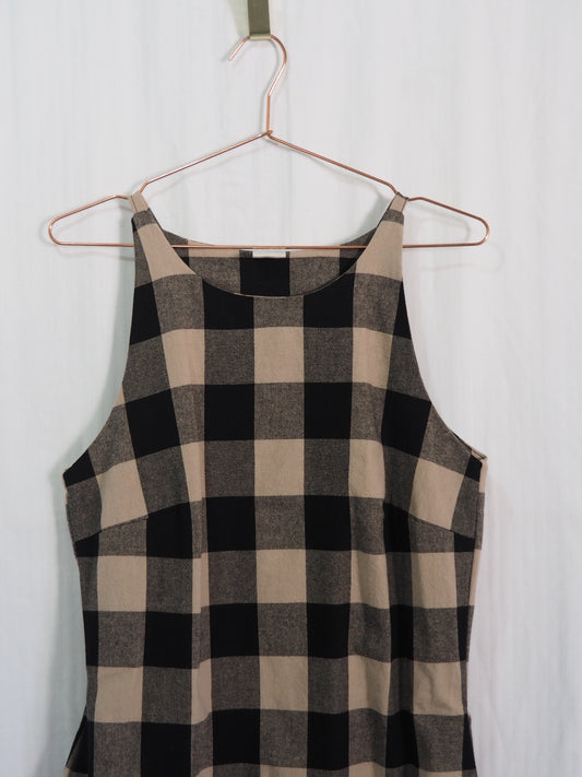 Rove Maxi Dress in Black Gingham