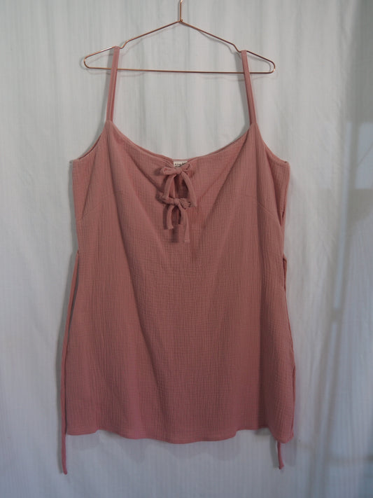 Butterfly Dress in Pink Double Muslin (XXL)