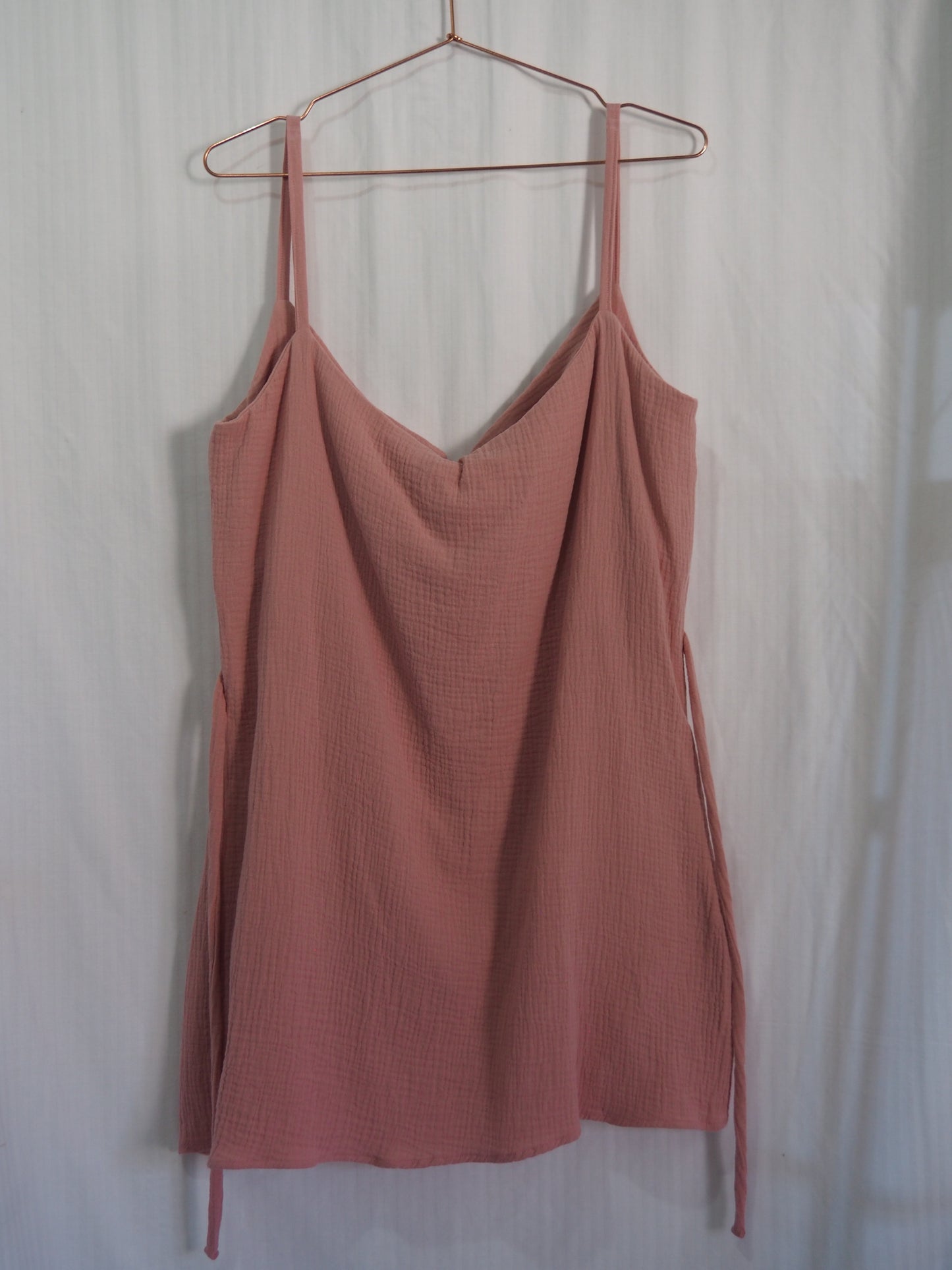 Butterfly Dress in Pink Double Muslin (XXL)