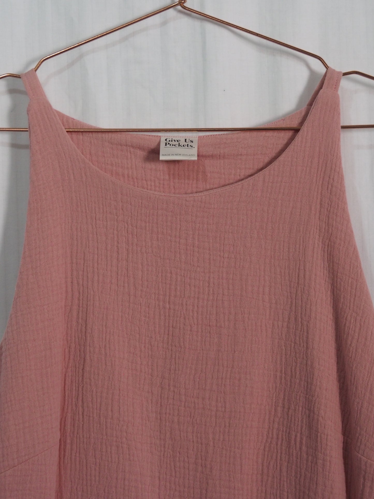 Rove Mini Dress in Pink Double Muslin (S)