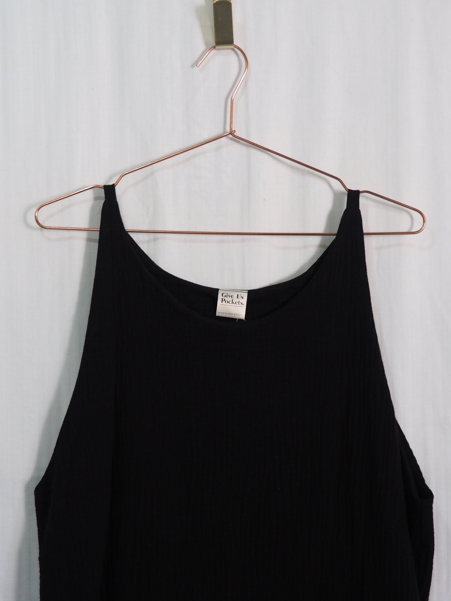 Rove Maxi Dress in Black Double Muslin (XXL)