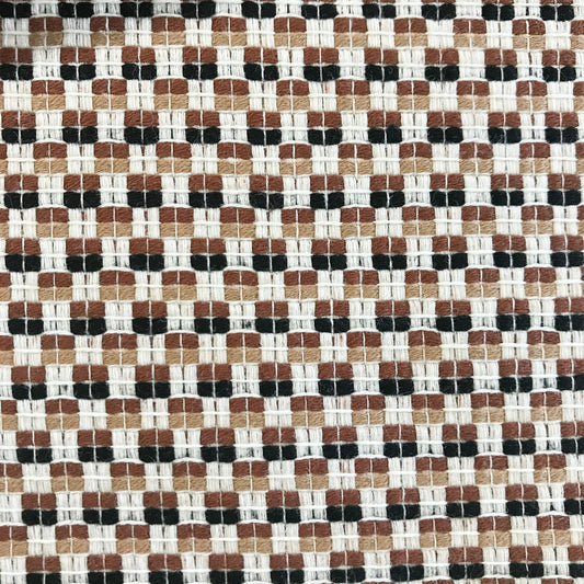 Geometric Jacquard - Fawn